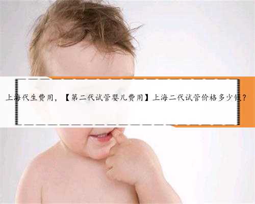 上海代生费用，【第二代试管婴儿费用】上海二代试管价格多少钱？